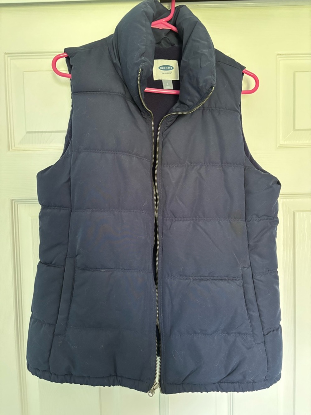 Old Navy Navy Puffer Vest